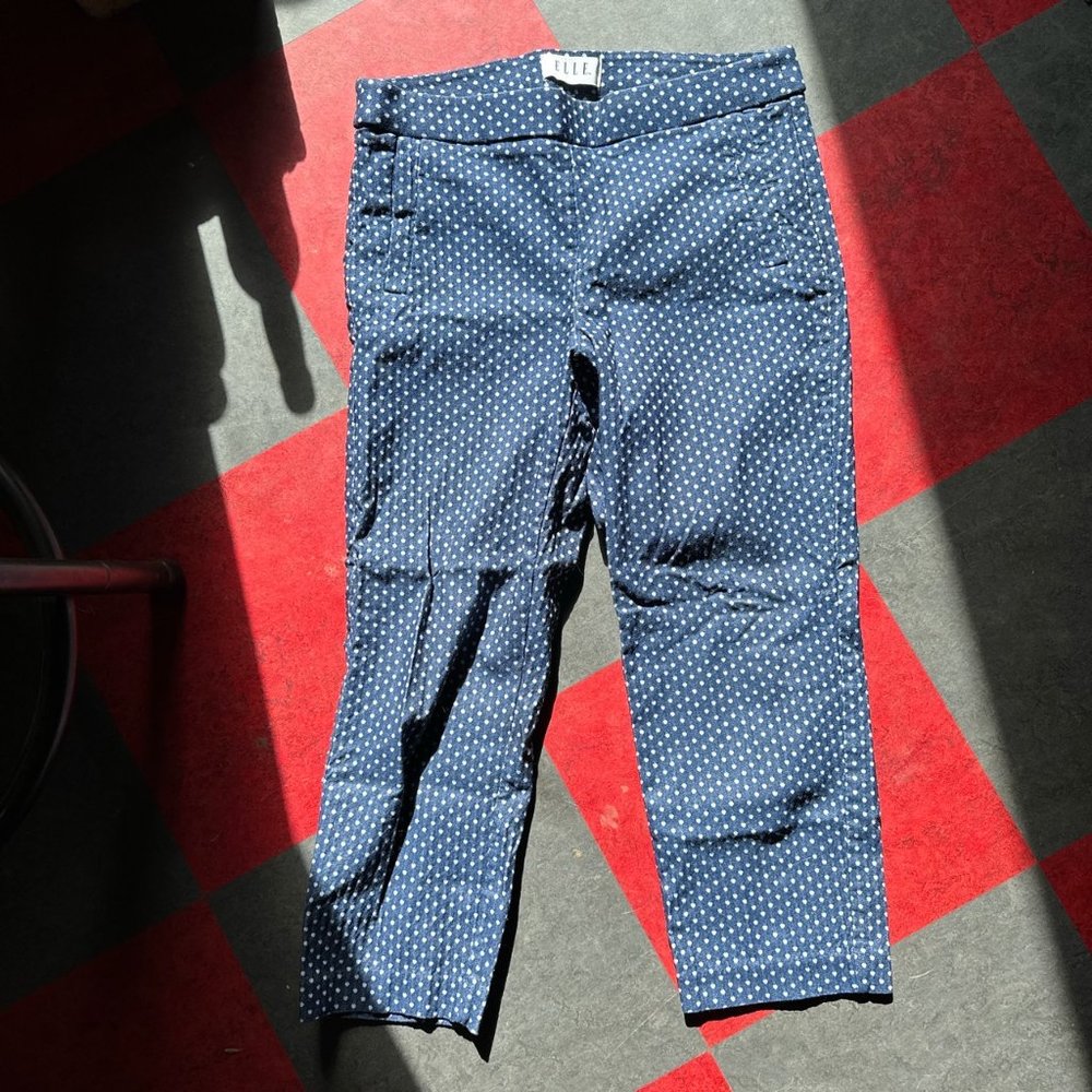 Polka dot capris by ELLE